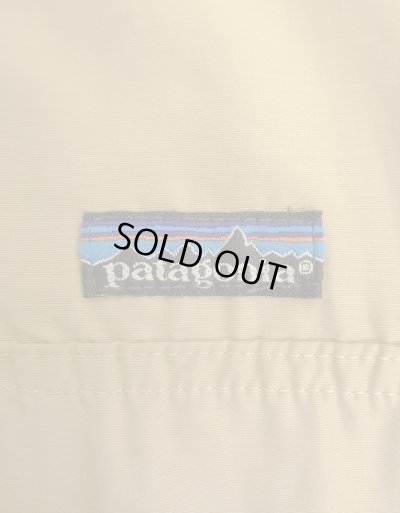 画像3: 80'S PATAGONIA 旧タグ ナイロン アノラックジャケット タン USA製 (VINTAGE)