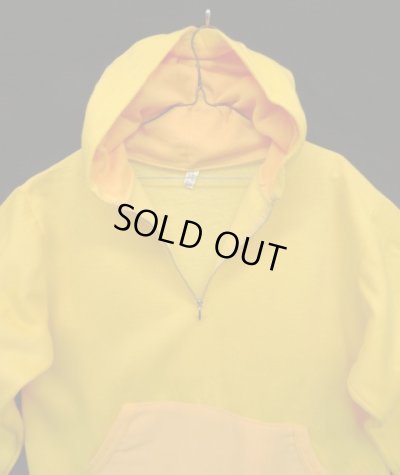 画像4: 70'S ユーロヴィンテージ ハーフジップ スウェットパーカー イエローツートン ポーランド製 (VINTAGE)