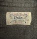 画像2: 80'S RALPH LAUREN "白タグ" メタルボタン シャンブレー ワークシャツ ブラック (VINTAGE) (2)