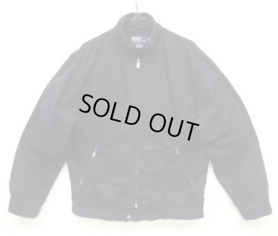 画像1: 90'S RALPH LAUREN コットン ドリズラージャケット ネイビー (VINTAGE)