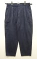 画像1: 90'S RALPH LAUREN "POLO SPORT" ツープリーツ チノ カーゴパンツ ネイビー USA製 (VINTAGE) (1)