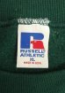 画像2: 90'S RUSSELL ATHLETIC 前Vガゼット付き クルーネック スウェットシャツ ダークグリーン USA製 (VINTAGE) (2)