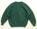 画像4: 90'S RUSSELL ATHLETIC 前Vガゼット付き クルーネック スウェットシャツ ダークグリーン USA製 (VINTAGE) (4)