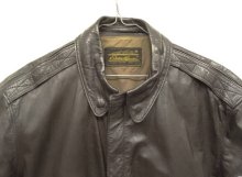 他の写真1: 70'S EDDIE BAUER "A-2" 黒タグ レザー フライトジャケット ブラウン (VINTAGE)