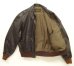 画像4: 70'S EDDIE BAUER "A-2" 黒タグ レザー フライトジャケット ブラウン (VINTAGE) (4)