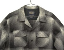 他の写真1: 00'S PENDLETON "BOARD SHIRT" ウール オープンカラーシャツ オンブレチェック (USED)