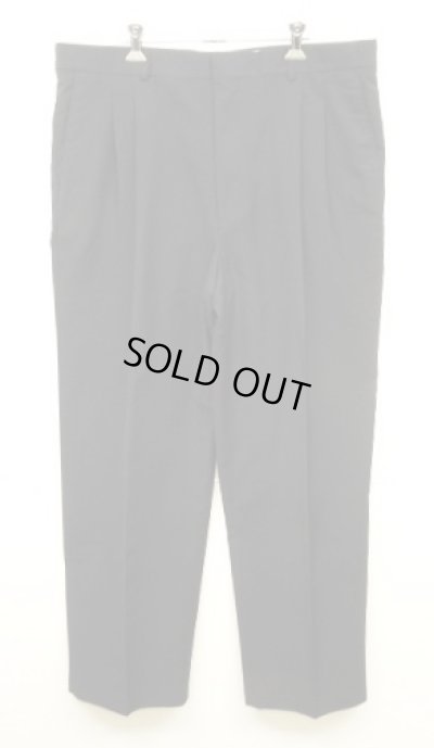 画像1: 90'S LEVIS "TRAVELERS" ツープリーツ スラックス TALONジップ ダークネイビー USA製 (VINTAGE)