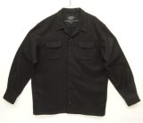 00'S PENDLETON "BOARD SHIRT" ウール オープンカラーシャツ ブラック (USED)
