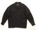 画像1: 00'S PENDLETON "BOARD SHIRT" ウール オープンカラーシャツ ブラック (USED) (1)