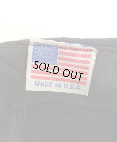 画像7: 90'S FORD x NO FEAR ウール/レザー ベースボールキャップ ネイビー/ブラウン USA製 (VINTAGE)