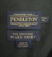 画像2: 00'S PENDLETON "BOARD SHIRT" ウール オープンカラーシャツ ブラック (USED) (2)