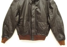 他の写真3: 70'S EDDIE BAUER "A-2" 黒タグ レザー フライトジャケット ブラウン (VINTAGE)