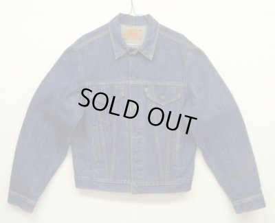 画像1: 80'S LEVIS "71506" スモールe 4thモデル デニムジャケット インディゴ 44L USA製 (VINTAGE)