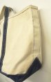 画像4: 80'S LL Bean 2色タグ キャンバス トートバッグ ネイビー/オフホワイト USA製 (VINTAGE) (4)