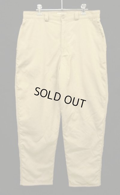 画像1: 80'S LL Bean 裏地シャモアクロス ワークパンツ ベージュ TALONジップ USA製 (VINTAGE)