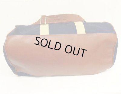 画像6: 80'S LL Bean "ギザタグ" キャンバス/レザー ダッフルバッグ ネイビー/オフホワイト USA製 (VINTAGE)