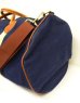 画像5: 80'S LL Bean "ギザタグ" キャンバス/レザー ダッフルバッグ ネイビー/オフホワイト USA製 (VINTAGE)