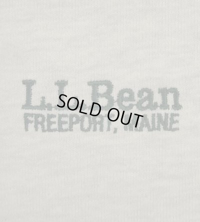 画像3: 90'S LL Bean by RUSSELL ATHLETIC ロゴ刺繍 前Vガゼット スウェットシャツ ヘザーグレー USA製 (VINTAGE)