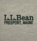 画像3: 90'S LL Bean by RUSSELL ATHLETIC ロゴ刺繍 前Vガゼット スウェットシャツ ヘザーグレー USA製 (VINTAGE)