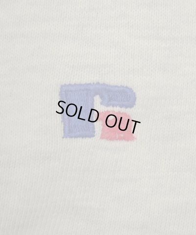 画像4: 90'S LL Bean by RUSSELL ATHLETIC ロゴ刺繍 前Vガゼット スウェットシャツ ヘザーグレー USA製 (VINTAGE)