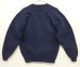 画像3: 80'S LL Bean by RUSSELL ATHLETIC 前Vガゼット スウェットシャツ ネイビー USA製 (VINTAGE) (3)