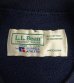 画像2: 80'S LL Bean by RUSSELL ATHLETIC 前Vガゼット スウェットシャツ ネイビー USA製 (VINTAGE) (2)