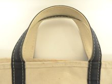 他の写真1: 80'S LL Bean 2色タグ キャンバス トートバッグ ネイビー/オフホワイト USA製 (VINTAGE)