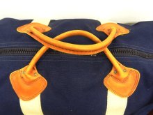 他の写真1: 80'S LL Bean "ギザタグ" キャンバス/レザー ダッフルバッグ ネイビー/オフホワイト USA製 (VINTAGE)