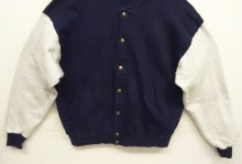 他の写真3: 80'S LL Bean by RUSSELL ATHLETIC スナップボタン スウェットカーディガン ネイビー/グレー USA製 (VINTAGE)