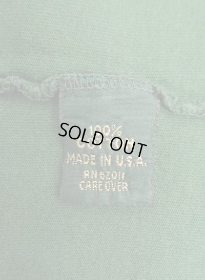 画像3: 90'S J.CREW 旧タグ ポケット付き 長袖 Tシャツ グリーン USA製 (VINTAGE)