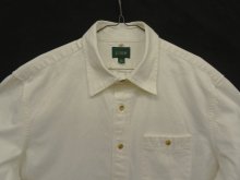 他の写真1: 00'S J.CREW 旧タグ 赤耳付きヘビーキャンバス ワークシャツ ホワイト (VINTAGE)