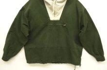 他の写真2: 90'S J.CREW 旧タグ コットン カラーブロック アノラックパーカー ホワイト/オリーブ (VINTAGE)