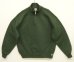 画像1: 90'S RUSSELL ATHLETIC ハーフジップ スウェットシャツ オリーブ メキシコ製 (VINTAGE) (1)