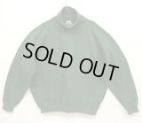 90'S PLUMA タートルネック ヘビーウエイト スウェットシャツ グリーン USA製 (VINTAGE)