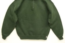 他の写真3: 90'S RUSSELL ATHLETIC ハーフジップ スウェットシャツ オリーブ メキシコ製 (VINTAGE)