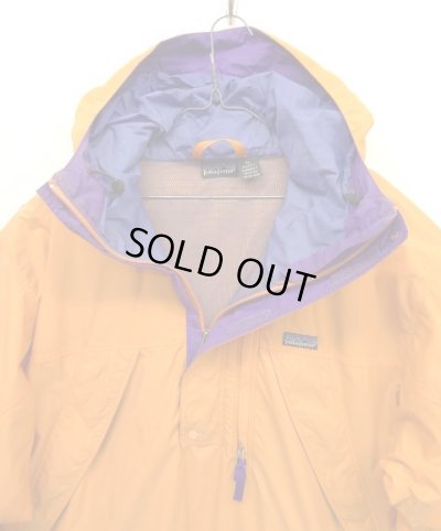画像3: 90'S PATAGONIA 旧タグ ナイロン アノラックパーカー マンゴー/パープル (VINTAGE)