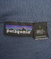 画像2: 00'S PATAGONIA 裾ロゴ レギュレーター R1 ハーフジップ ロングスリーブ ダークブルー USA製 (VINTAGE) (2)