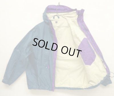 画像4: 90'S PATAGONIA 旧タグ リップストップナイロン シェルジャケット ティール /パープル (VINTAGE)