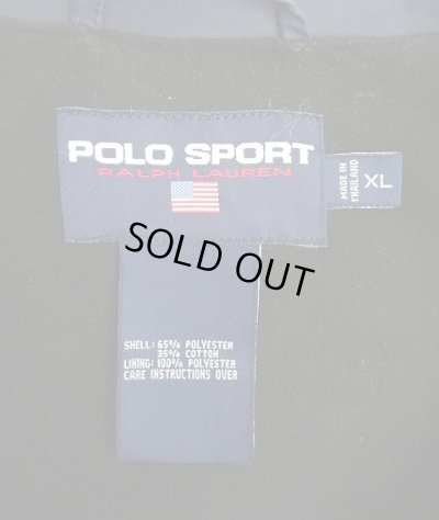 画像2: 90'S RALPH LAUREN "POLO SPORT" 裏地付き コーチジャケット ネイビー (VINTAGE)