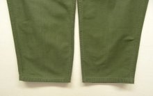 他の写真2: 60'S アメリカ軍 US ARMY "OG107" 初期モデル コットンサテン 平ボタン ベイカーパンツ L (VINTAGE)