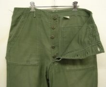 他の写真1: 60'S アメリカ軍 US ARMY "OG107" コットンサテン ベイカーパンツ W36L33 (VINTAGE)