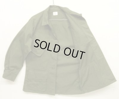 画像4: 70'S アメリカ軍 US ARMY "JUNGLE FATIGUE" リップストップ ファティーグジャケット S-SHORT (DEADSTOCK)