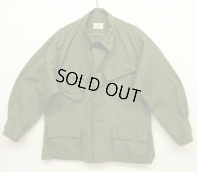 画像1: 60'S アメリカ軍 US ARMY "JUNGLE FATIGUE" リップストップ ファティーグジャケット M-SHORT (MINT CONDITION)