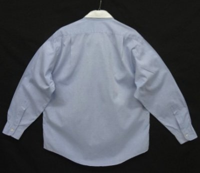 画像3: 90'S BROOKS BROTHERS "MAKERS" オックスフォード タブカラー クレリックシャツ ホワイト/ブルー USA製 (VINTAGE)
