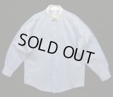 90'S BROOKS BROTHERS "MAKERS" オックスフォード タブカラー クレリックシャツ ホワイト/ブルー USA製 (VINTAGE)