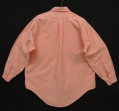 画像3: 80'S BROOKS BROTHERS オックスフォード BDシャツ ライトオレンジ USA製 (VINTAGE)