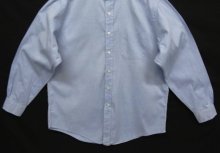 他の写真3: 90'S BROOKS BROTHERS "MAKERS" オックスフォード タブカラー クレリックシャツ ホワイト/ブルー USA製 (VINTAGE)