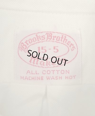 画像2: 60'S BROOKS BROTHERS "MAKERS" 6ボタン オックスフォード BDシャツ ホワイト USA製 (VINTAGE)