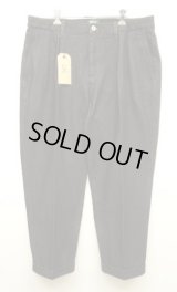 WOODBLOCK "2TUCK BLACK DENIM TROUSER" BLACK (NEW)
