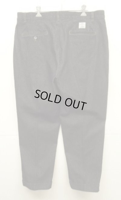 画像4: WOODBLOCK "2TUCK BLACK DENIM TROUSER" BLACK (NEW)
